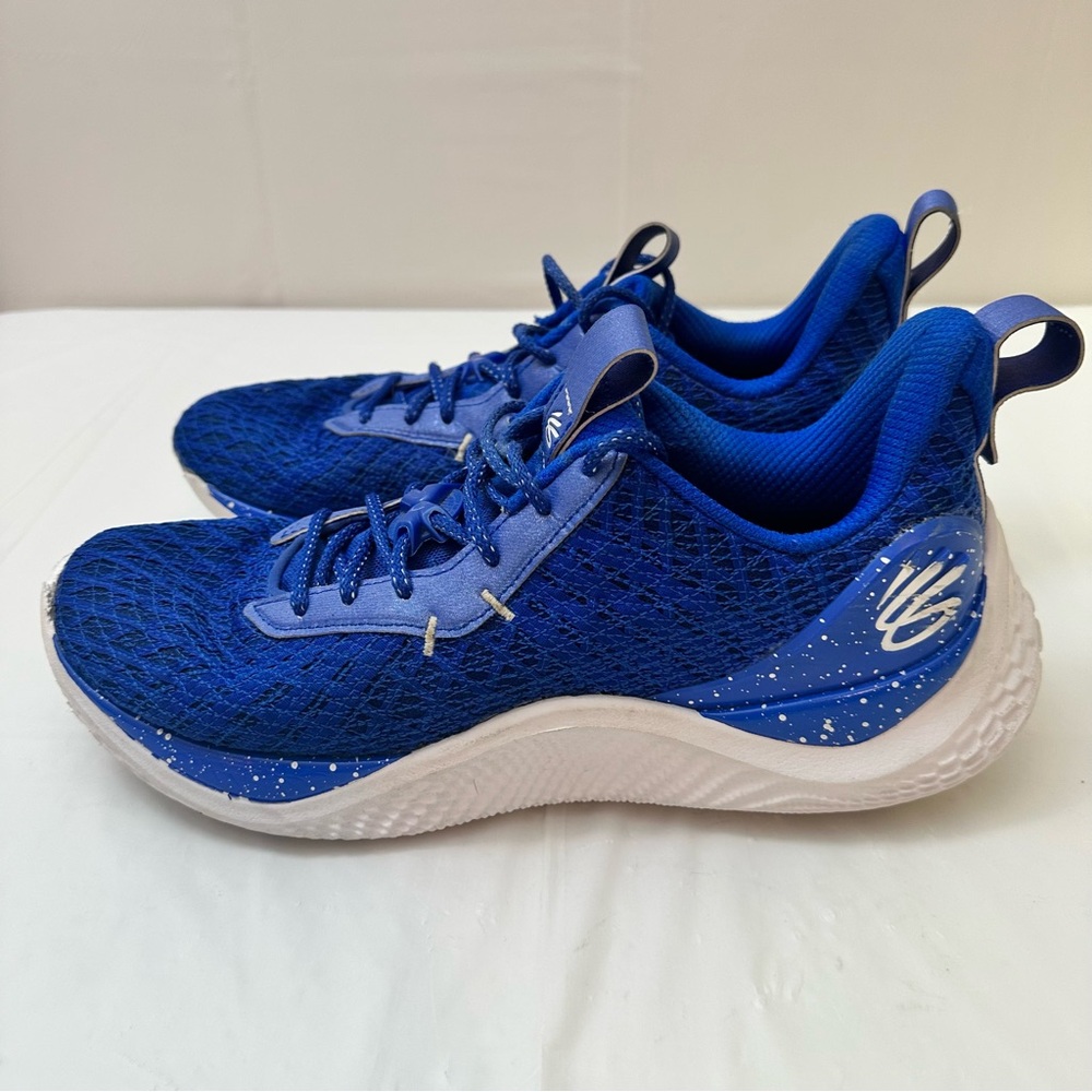 Steph Curry Under Armour Blue Athletic Shoes M11/W12.5 - Picture 3 of 11